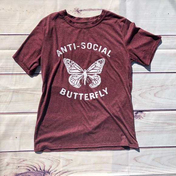 Tops - 🍒Unique Anti Social T Shirt